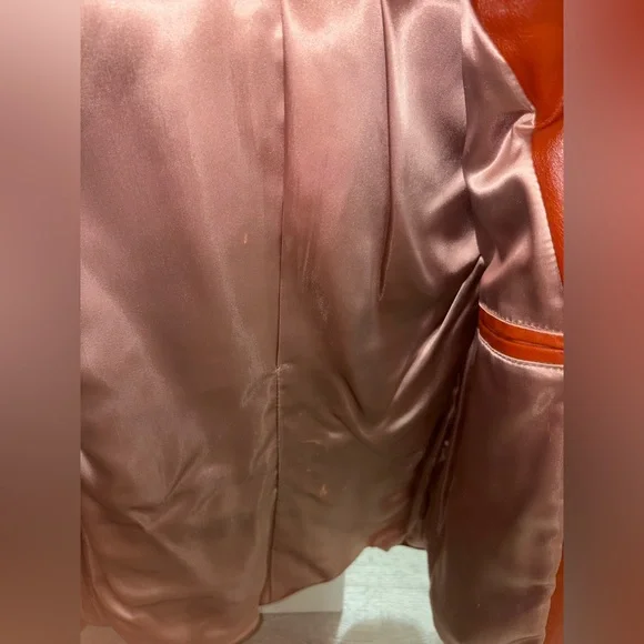 Rust Leather Jacket - Picture 6 of 6